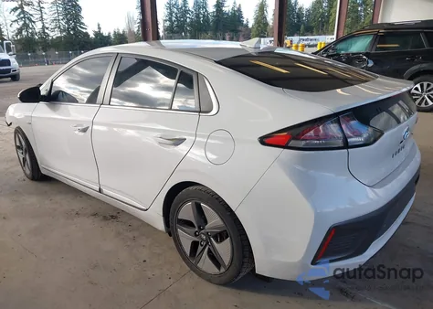 2020 Hyundai Ioniq Hybrid Limited из США, поврежденный, VIN KMHC05LC8LU240549